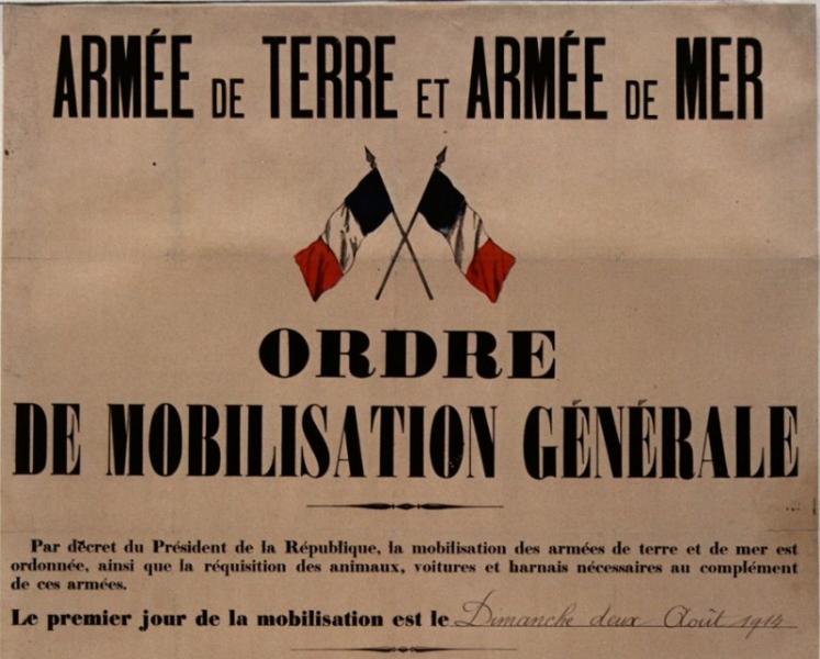 Fichier:Ordre de mobilisation 1914.jpg