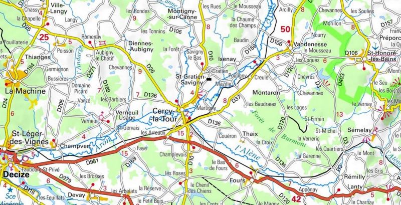 Fichier:Cercy la Tour carte ign.jpg