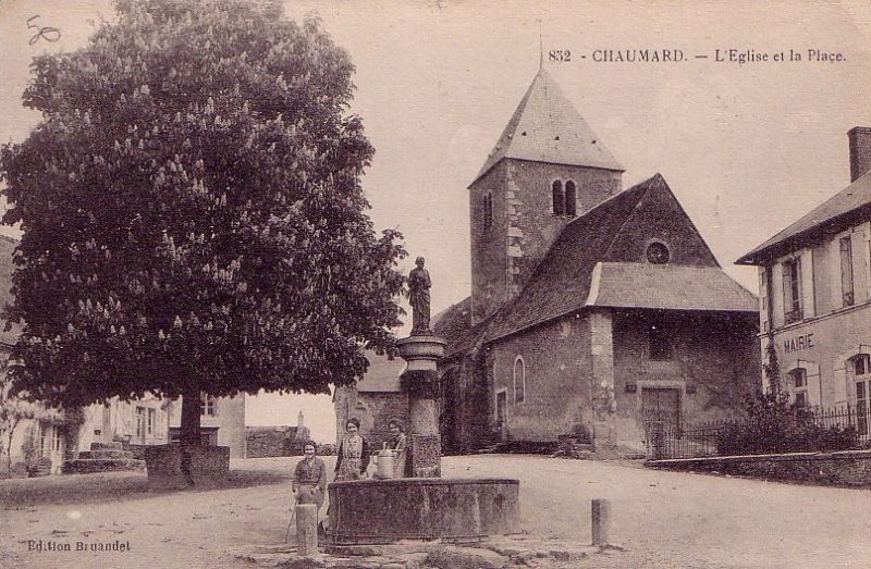 Fichier:Chaumard église 1825.jpg